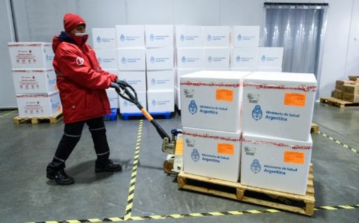 Llegan a Chubut 4.800 vacunas Sputnik V dosis 1