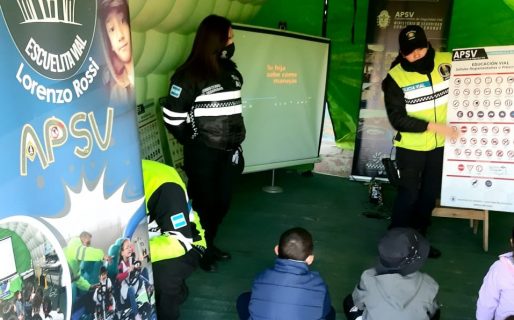 Escuelita Vial «Lorenzo Rossi», una actividad de la APSV Chubut para los más chicos