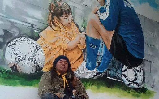 Un nuevo mural de Maradona
