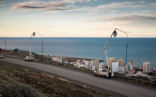 La SCPL inauguró luminarias Led en el Camino Centenario