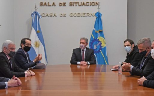 Arcioni recibió a miembros del Superior Tribunal de Justicia