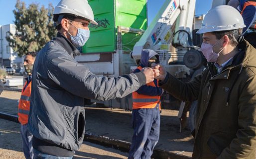 Luque: “Cumplimos con las obras que prometimos a los vecinos”