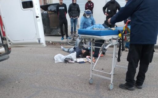 Atropellaron a un ciclista y fue trasladado al Hospital Regional