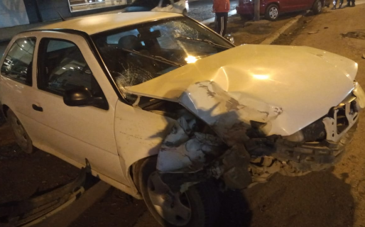 Una menor de 3 años resulta herida tras un fuerte choque