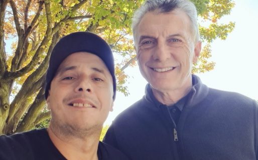 El Dipy consiguió su selfie con Macri y las redes lo mataron