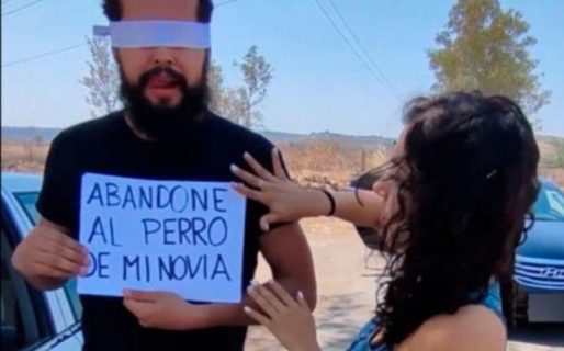 Abandonó a la mascota de su novia en la ruta, ella se vengó y le hizo lo mismo