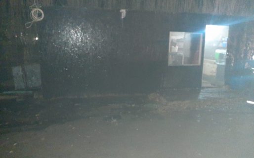 Presunto incendio intencional de una vivienda en el Roque González