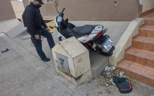 Encontraron moto robada en las 232 Viviendas