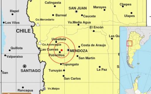 Fuerte temblor en Mendoza