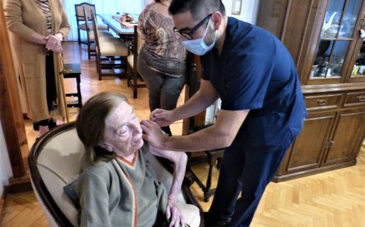 El Municipio reanudó la vacunación antigripal a domicilio