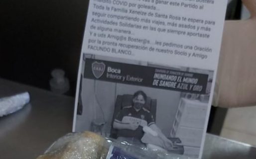 Ponen mensajes de sus familiares en las viandas de los internados por Covid