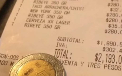Gastaron una “fortuna” en una cena, dejaron dos monedas de propina y el mesero los escrachó en las redes