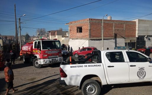 Incendio en una vivienda del barrio Máximo Abásolo