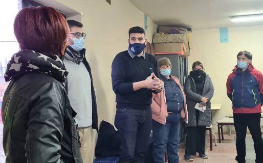 Buffa, Saffirio y Menna se reunieron con vecinos por problemas en km. 14