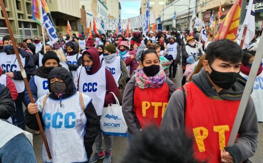 La CCC cortó la ruta 3 reclamando 30.000 pesos de salario y tierras para armar huertas