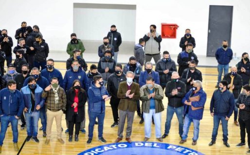 Arcioni recorrió la sede que Petroleros Privados inaugurará el 21 de Septiembre en zona Norte