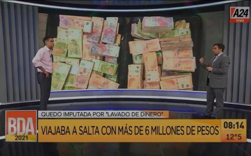 Cayó una mujer que intentó viajar con $6 millones a Salta