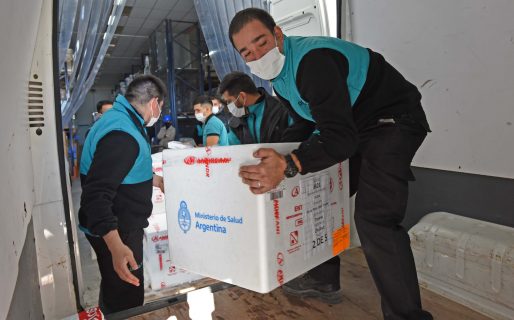 Llegan a Chubut 7.200 dosis de Sputnik V