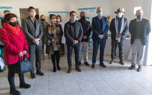 Luque y Arnaldo Medina inauguraron los nuevos consultorios del CAPS Moure