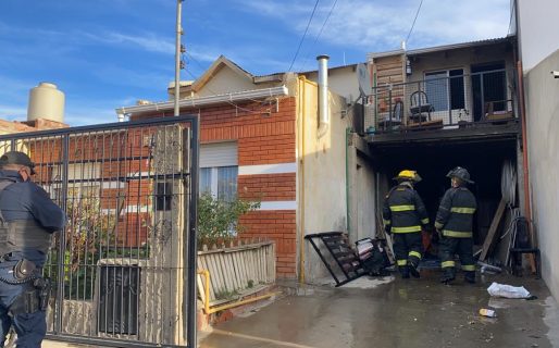 Rescataron a dos niños de un incendio