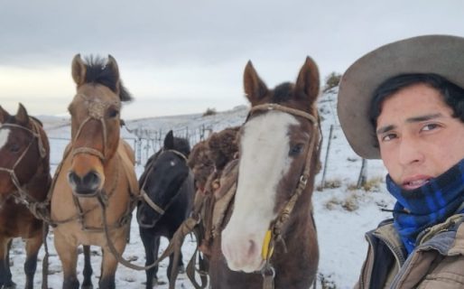 El joven chubutense que busca empleo como trabajador rural