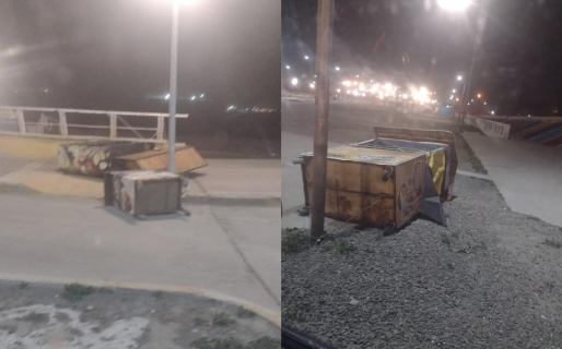 Los puestos de comida de la Costanera sufrieron los efectos del viento