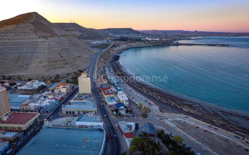 Vientos leves y probables chaparrones hacia la noche en Comodoro