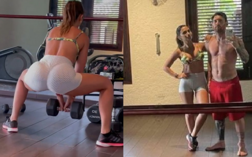 Messi filmó a Antonella entrenando muy concentrada, lo subió y se viralizó en las redes