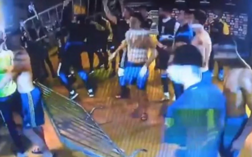 Piñas y represión: Dos jugadores de Boca podrían quedar detenidos en Brasil