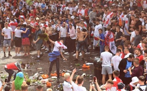 Caos en Inglaterra tras perder la final: comparten números de emergencia para víctimas de violencia doméstica