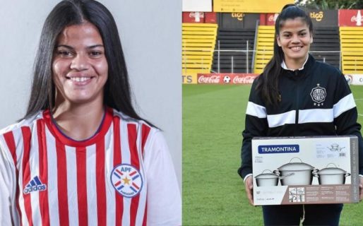 El premio para la mejor futbolista fue un juego de ollas