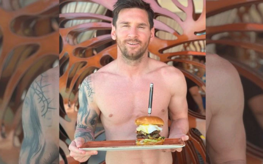 “Messiento un chef”: Leo subió una foto con una hamburguesa que maravilló a todos sus seguidores
