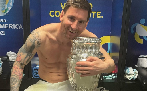 El extraño récord que rompió Messi un día después de ganar la Copa América