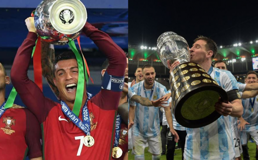Las increíbles coincidencias entre Messi y Cristiano Ronaldo en sus selecciones