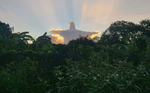 La increíble foto de una nube con la silueta de Cristo Redentor que impresiona en las redes