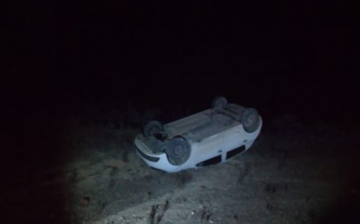 Vuelco en Uzcudun: Manejaba borracho por la Ruta N° 3