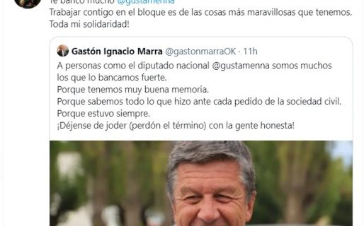 Fuerte respaldo de dirigentes políticos y sociales ante acusaciones de campaña contra Ongarato y Menna