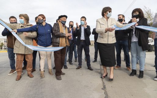 Luque inauguró más de 20 cuadras de pavimento en zona norte