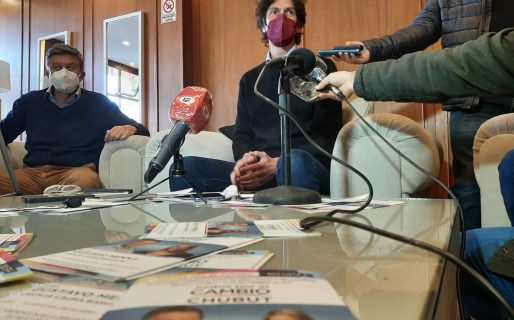 Martín Lousteau visitó Chubut y enfatizó su apoyo a los candidatos de Juntos por el Futuro