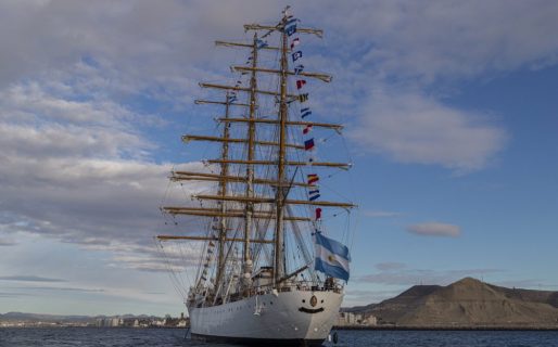 La Fragata Libertad amarrará por primera vez en el Puerto de Comodoro