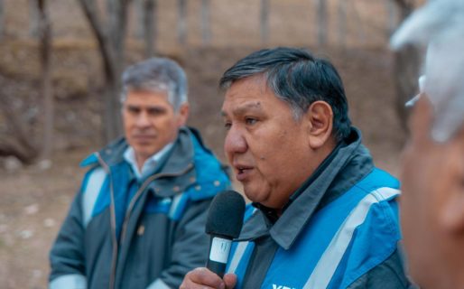 Ávila recorrió el Yacimiento de Manantiales con el Presidente de YPF
