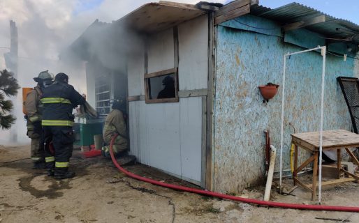 Quiere reconstruir su casa, consumida por completo en un incendio
