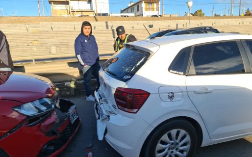 Choque en cadena sobre Ruta 3