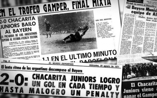 El día que Chacarita le ganó 2 a 0 al Bayern Munich en cancha del Barcelona