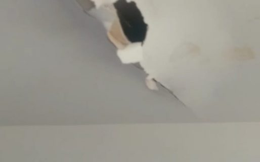 Denuncian filtraciones de agua en una casa del IPV