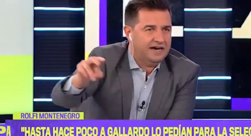VIDEO: El exabrupto fatal de un periodista al aire: “Estás penta garch… por Gallardo”