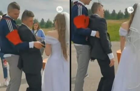 Llegó a su propia boda tarde y borracho: un amigo lo tuvo que ayudar a ponerle la alianza a su prometida