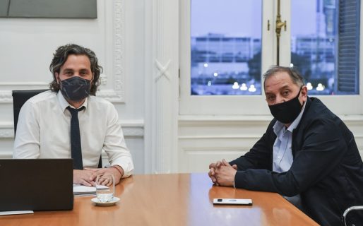 Cafiero y Linares analizaron la situación de Chubut