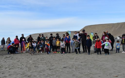 Exitoso evento atlético infantil Día de la Niñez
