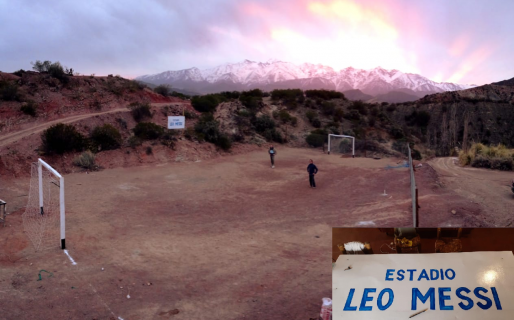 “Estadio Leo Messi”: el humilde y tierno homenaje en Mendoza